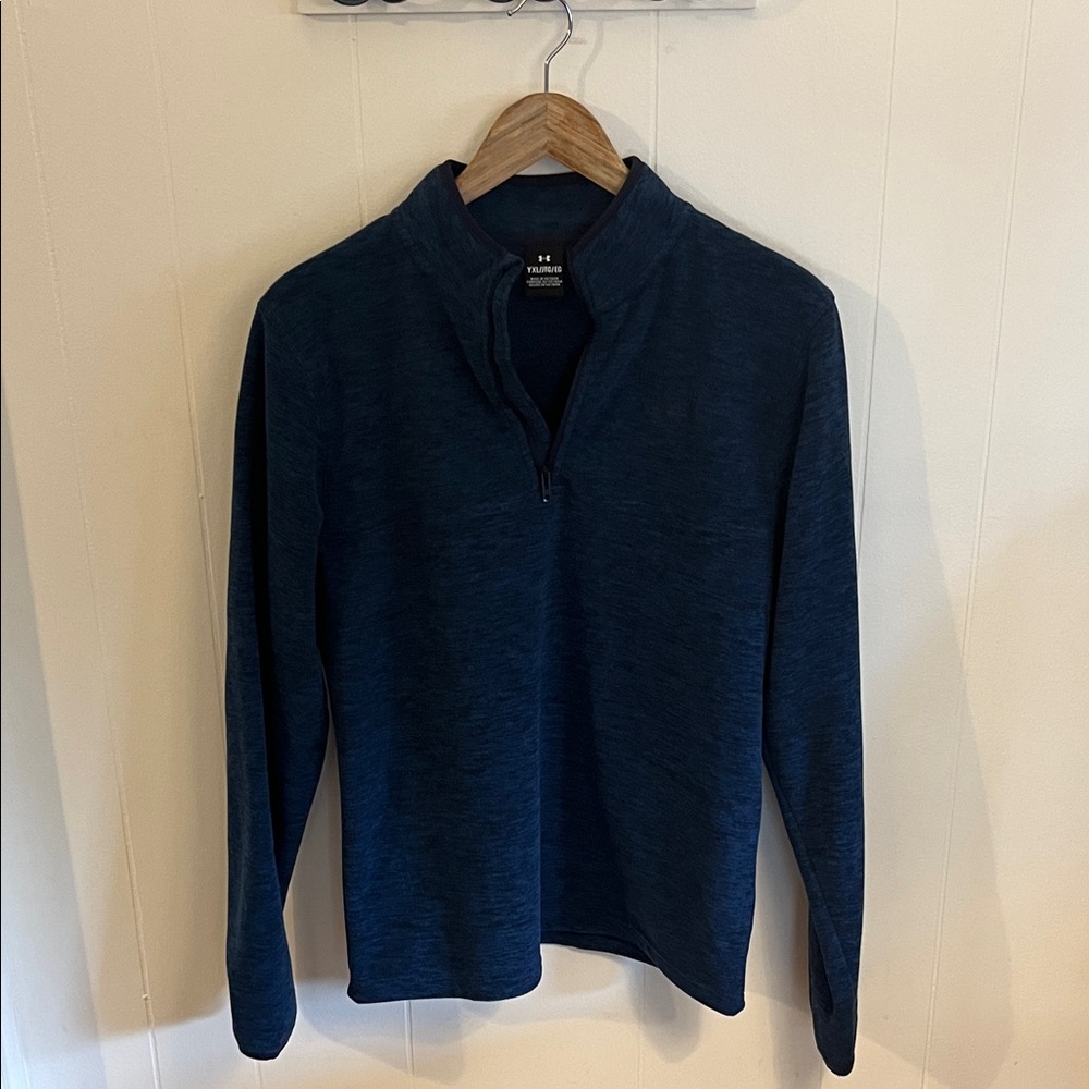 Under Armour Dark Blue 1/4 zip fleece